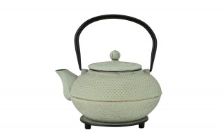 Żeliwny zestaw do parzenia herbaty w stylu Japanese miętowy