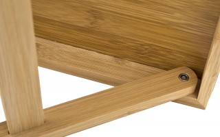 Bambusowy stolik do łóżka 50x30x4,4 cm