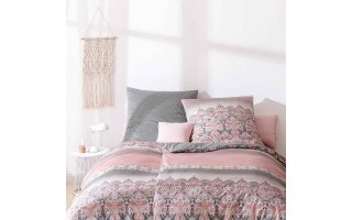 Pościel jersey 155x200 cm Jandra 6971-400 rosa