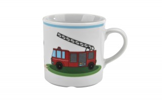 Zestaw naczyń dla dzieci Mały Strażak porcelanowy