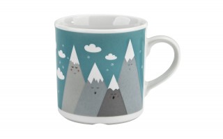 Zestaw naczyń dla dzieci Zima porcelanowy