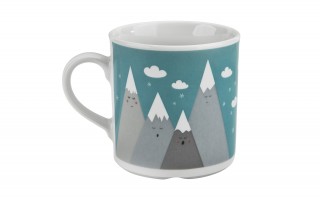 Zestaw naczyń dla dzieci Zima porcelanowy