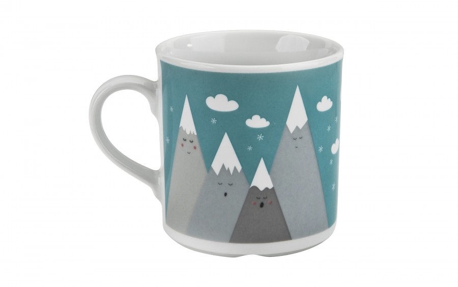 Zestaw naczyń dla dzieci Zima porcelanowy