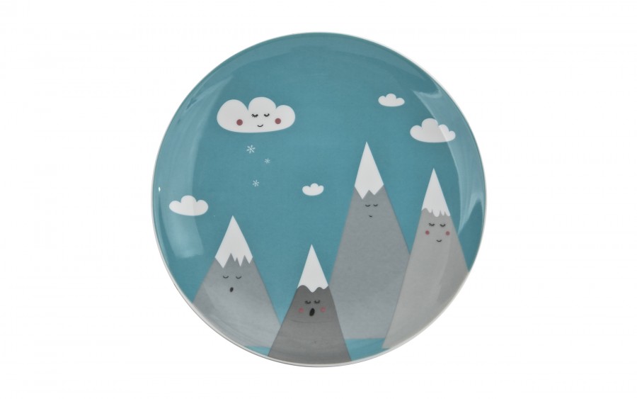 Zestaw naczyń dla dzieci Zima porcelanowy