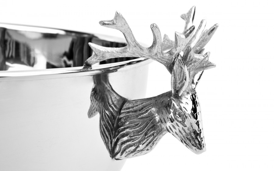 Misa dekoracyjna Jeleń XL metalowa