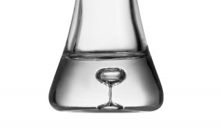 Wazon wazonik szklany skośny 15 cm Sigma Glass
