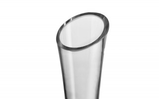 Wazon wazonik szklany skośny 20 cm Sigma Glass