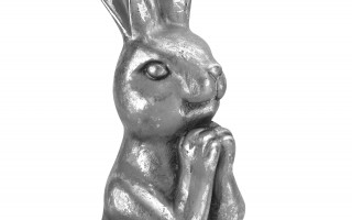 Figurka ozdoba wielkanocna Zając wysoki 48 cm