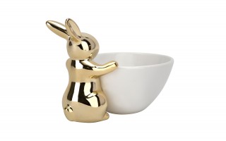 Misa dekoracyjna z zajączkiem złotym