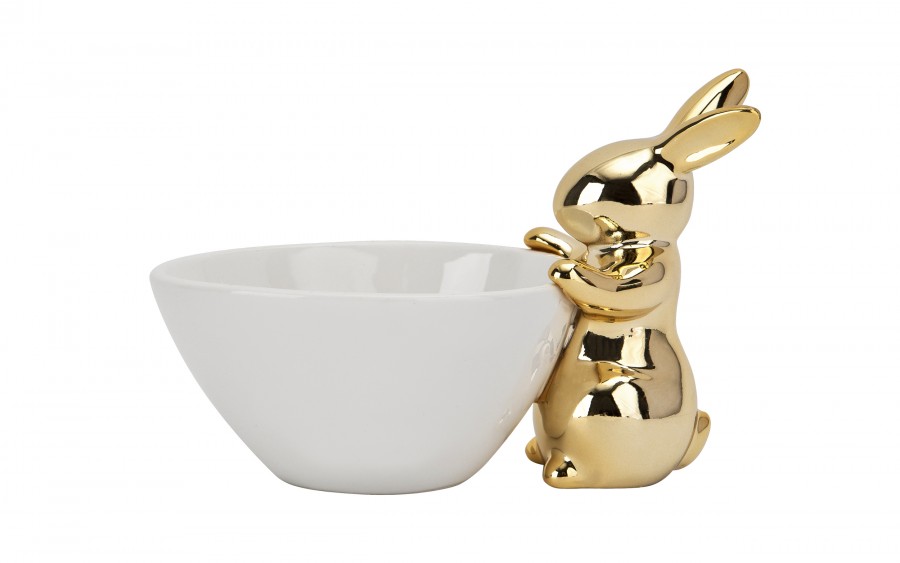 Misa dekoracyjna z zajączkiem złotym