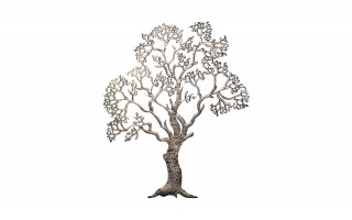 Dekoracja ścienna metalowa Drzewo 125189