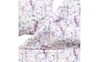 Pościel satynowa 200x220 cm Sybille Lilac