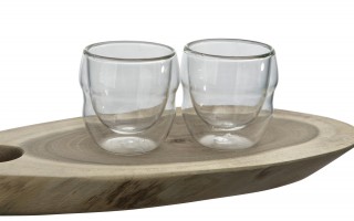2 szklanki do espresso z podwójną ścianką 70 ml Sferico