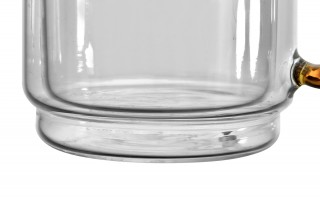 Komplet 2 szklanek termicznych do espresso z podwójną ścianką 80 ml Amber