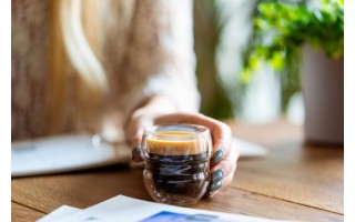 2 szklanki do espresso z podwójną ścianką 70 ml Sferico