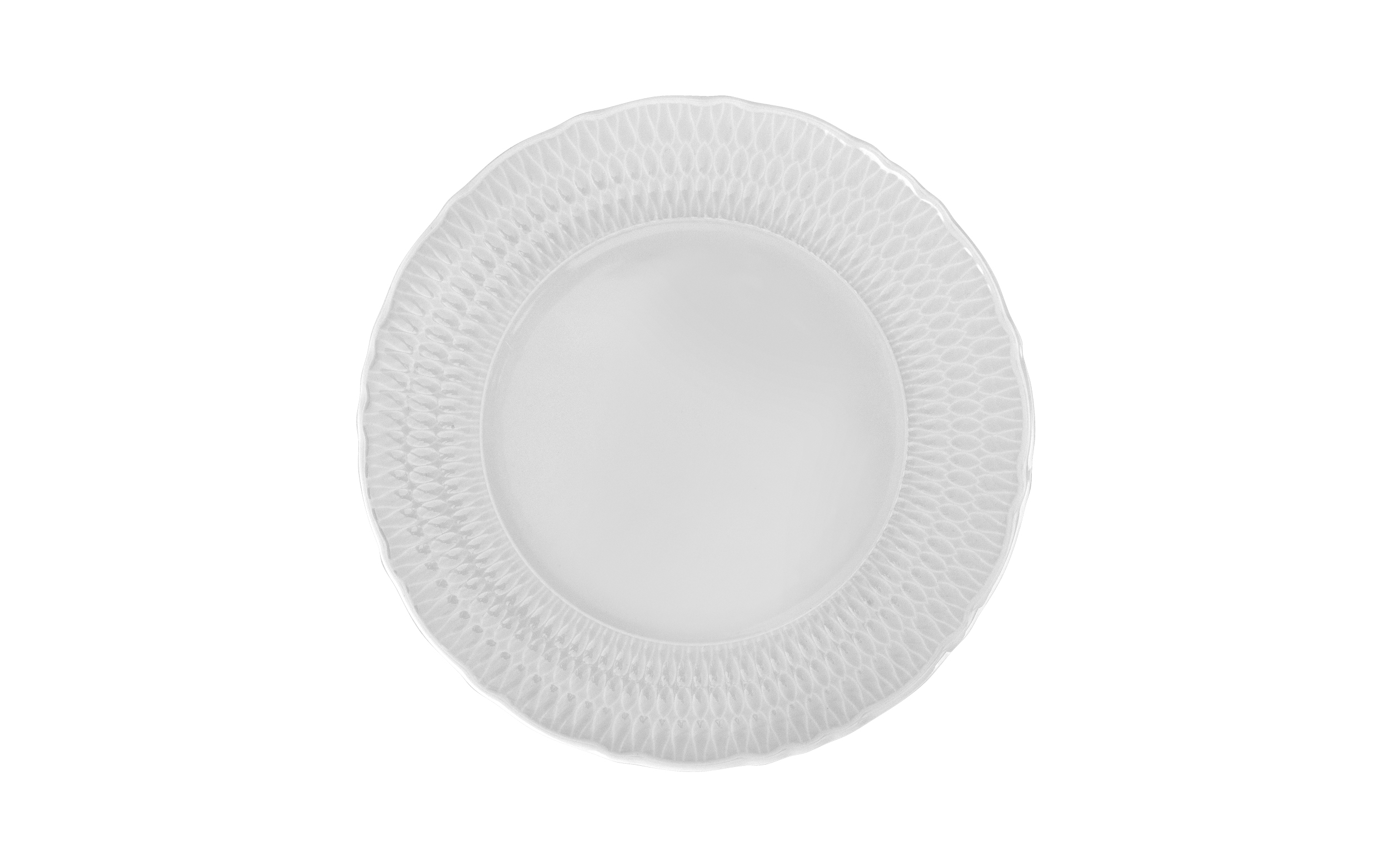 Talerz płytki 28 cm Sofia Biała