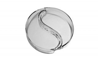 Salaterka szklana dzielona 25 cm Art-Pol 91484
