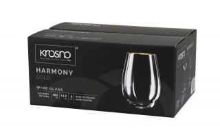 Szklanka do wina 500 ml Harmony Gold