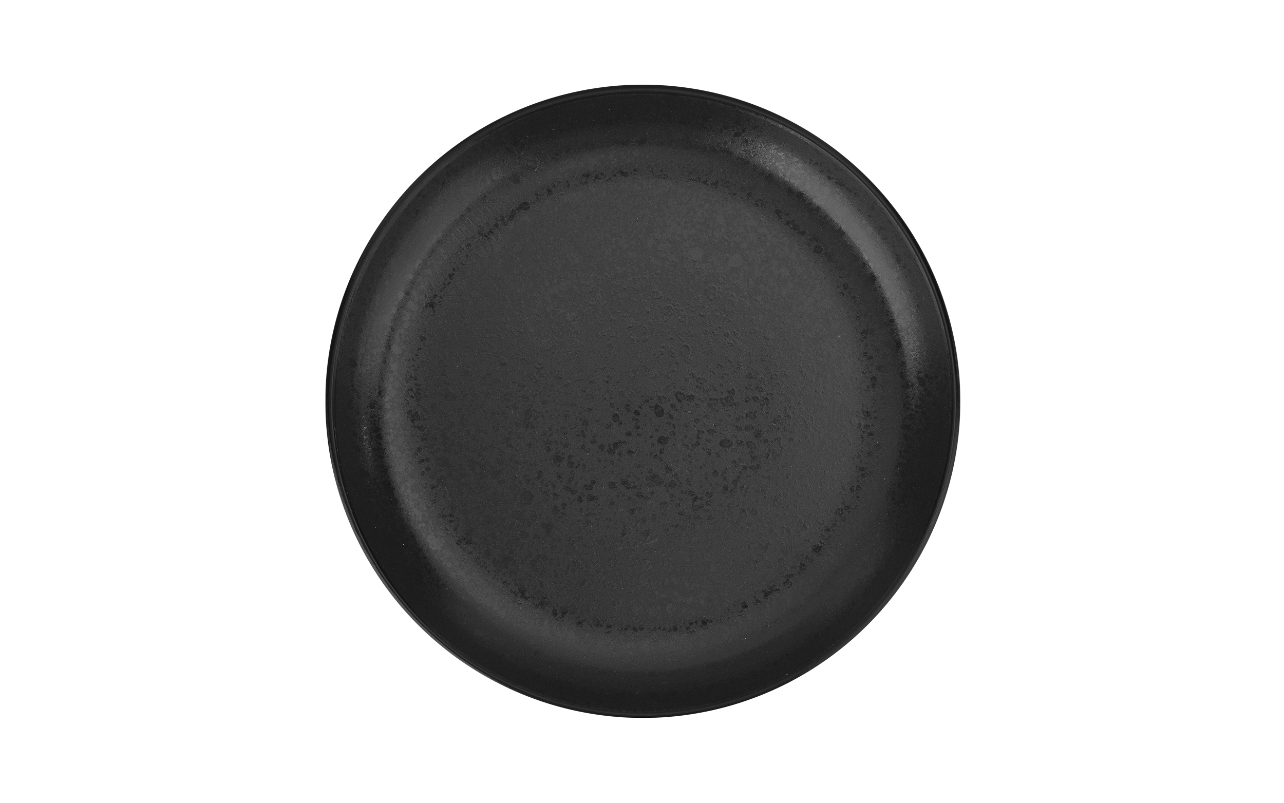 Talerz pytki obiadowy 26 cm Black Nakrapiany MPL