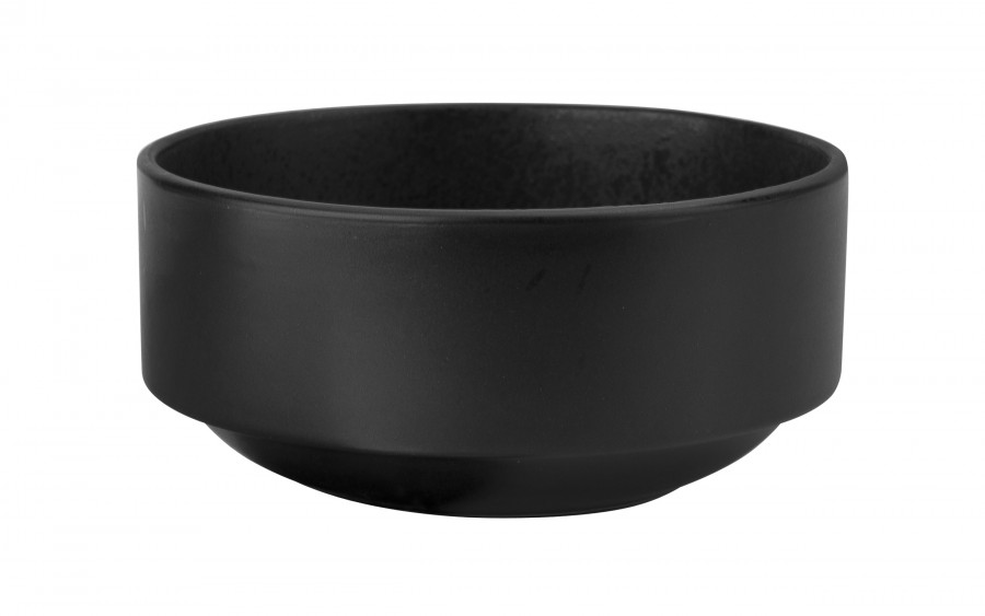 Miska ceramiczna 15 cm Black Nakrapiany MPL