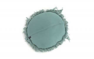 Poduszka dekoracyjna okrągła 45 cm Tufo Surf Blue