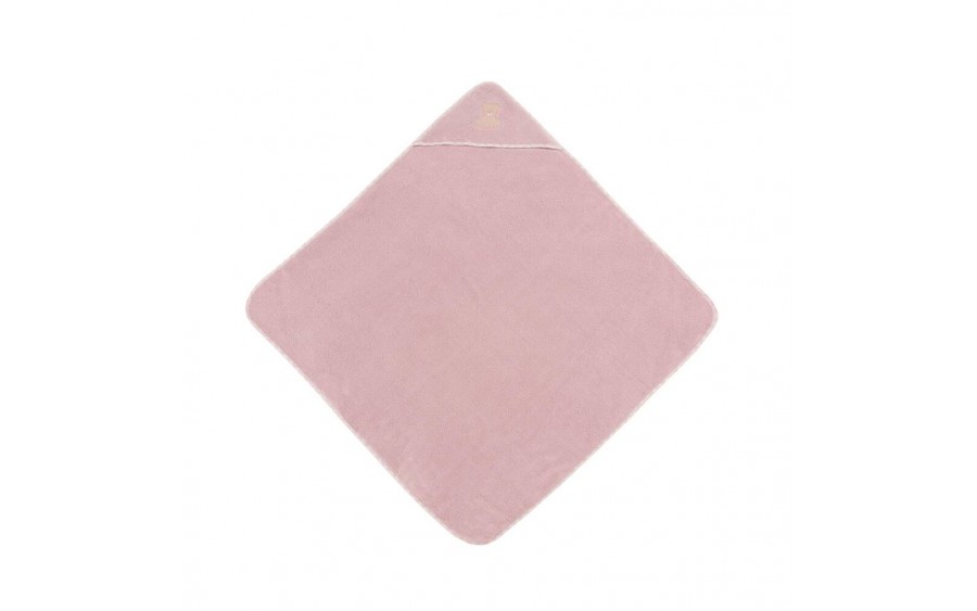Ręcznik dziecięcy z kapturkiem 100x100 cm Teddy 318 Pink
