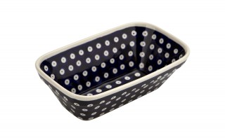 Półmisek pełny 21x13 cm Bolesławiec Dekor 42
