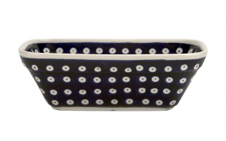 Półmisek pełny 21x13 cm Bolesławiec Dekor 42