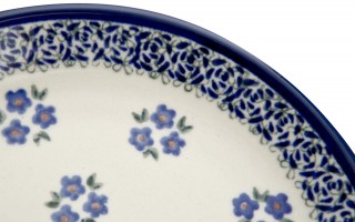 Talerz płytki deserowy 19,5 cm Bolesławiec dek. 224A