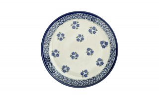 Talerz płytki deserowy 19,5 cm Bolesławiec dek. 224A
