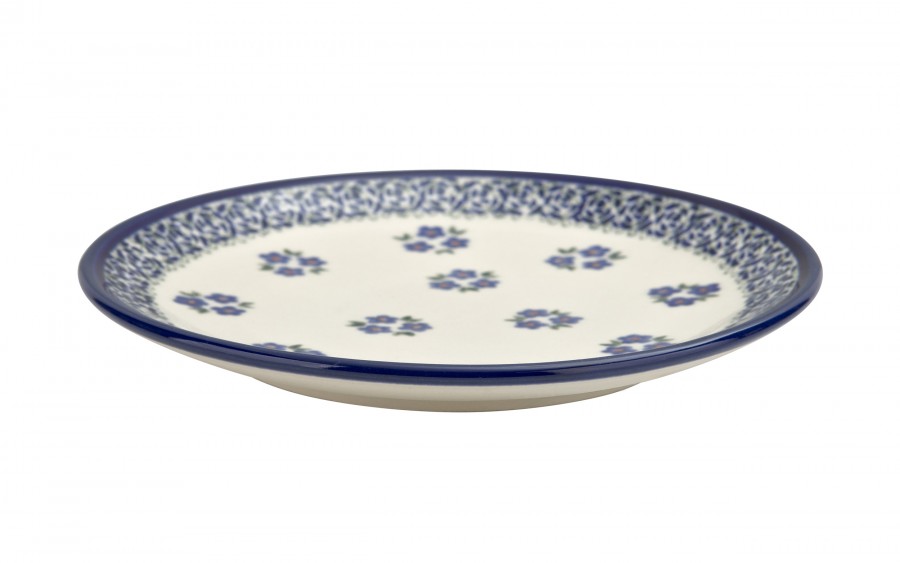 Talerz płytki deserowy 19,5 cm Bolesławiec dek. 224A