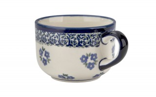 Filiżanka ceramiczna 200 ml + spodek Bolesławiec dek. 224