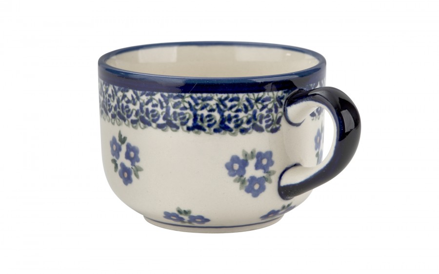 Filiżanka ceramiczna 200 ml + spodek Bolesławiec dek. 224