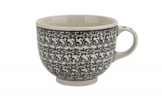 Filiżanka ceramiczna 500 ml + spodek Bolesławiec Dekor 941