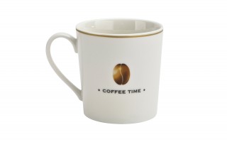 Kubek porcelanowy 380 ml Coffee Time ziarenko kawy
