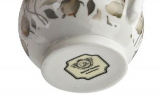 Kubek porcelanowy 500 ml Retro English Roses White