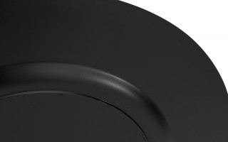 Talerz dekoracyjny plastikowy 33 cm czarny AP142417