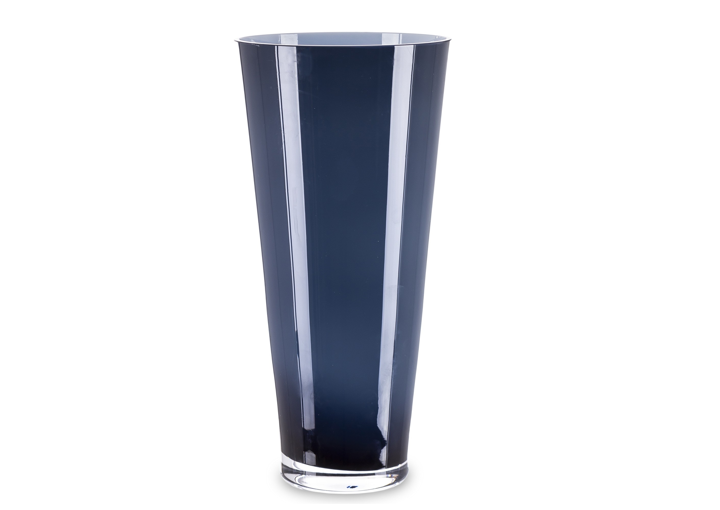 Wazon szklany wysoki 32 cm niebieski AP162965