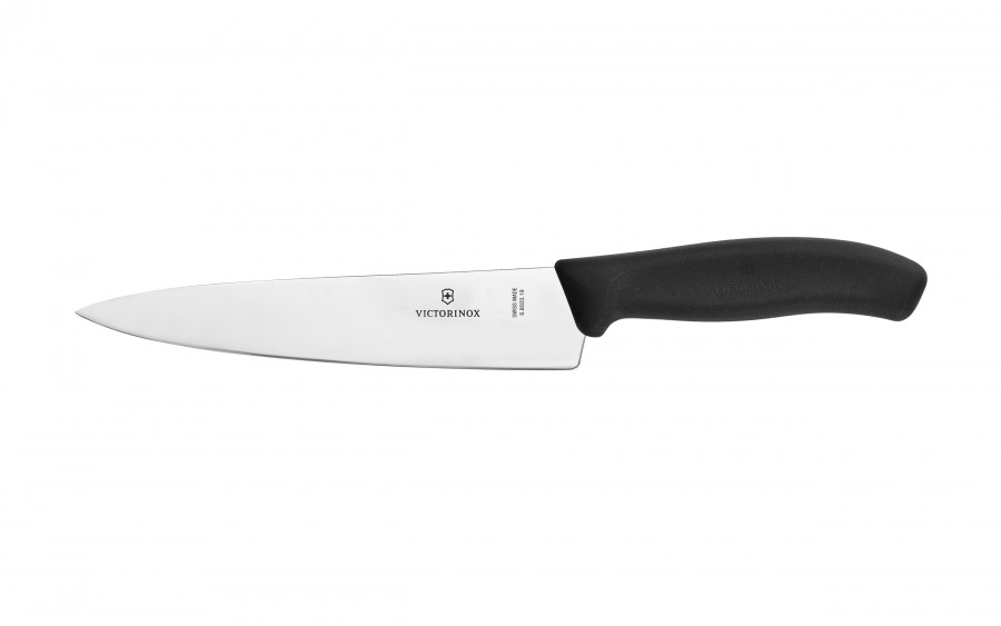 Nóż kuchenny 19 cm Fibrox czarny Swiss Classic
