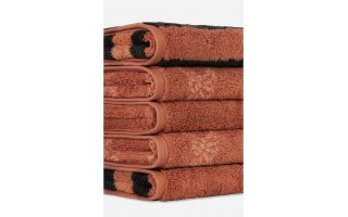 Ręcznik frotte 50x100 cm Doubleface 1600-38 Kupfer Joop