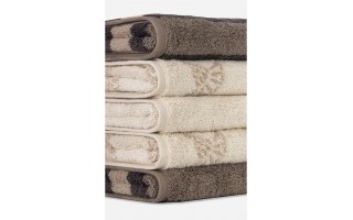 Ręcznik frotte 30x50 cm Doubleface 1600-36 Creme Joop