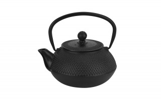 Żeliwny zestaw 4 el. do parzenia herbaty w stylu Japanese czarny MPL 722045