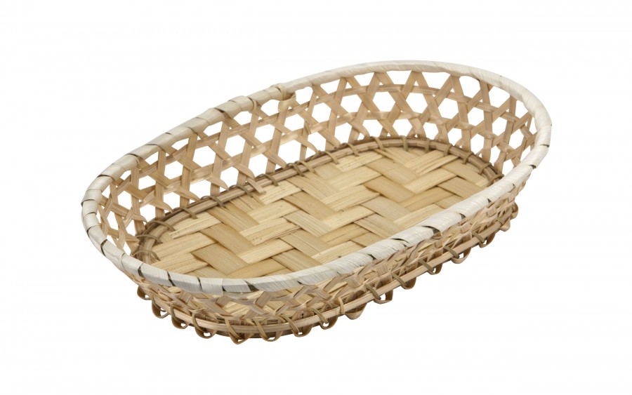 Koszyk na pieczywo owalny bambusowy 24 cm Tin Tours 96149