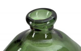 Wazon szklany 33 cm zielony San Miguel C463