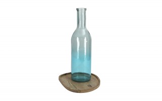 Butelka ozdobna 50 cm Retro San Miguel niebieska 4767