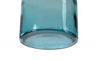 Butelka ozdobna 19,5 cm Retro San Miguel niebieska 5713