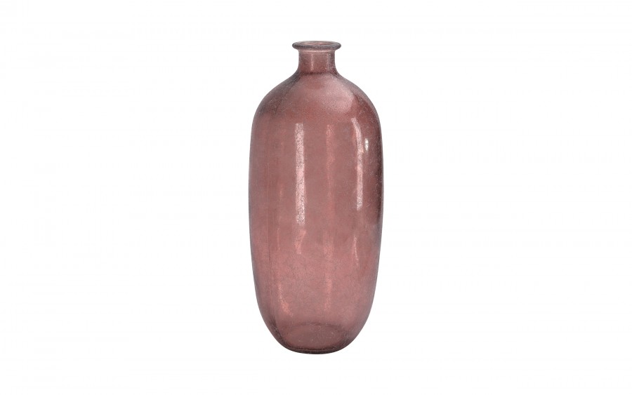 Wazon szklany 45 cm Napoles Silk Różowy San Miguel