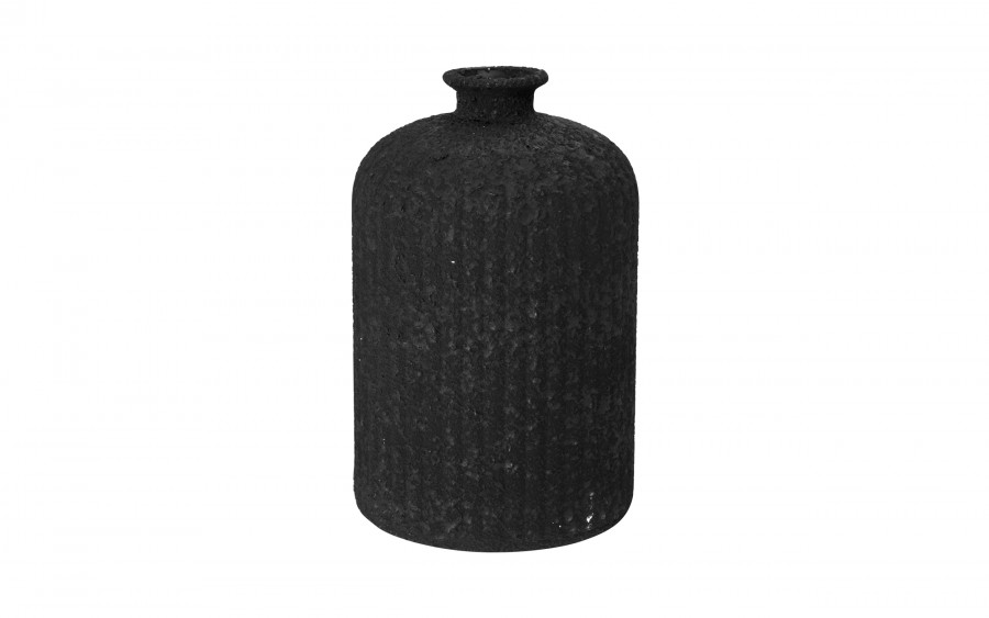 Wazon szklany 23 cm Stoneware Czarny
