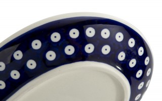 Półmisek owalny 28x17 cm Bolesławiec Dekor 42