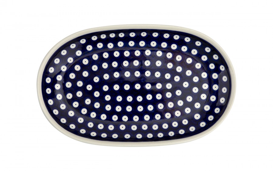 Półmisek owalny 28x17 cm Bolesławiec Dekor 42